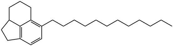 6-Dodecyl-1,2,2a,3,4,5-hexahydroacenaphthylene 结构式