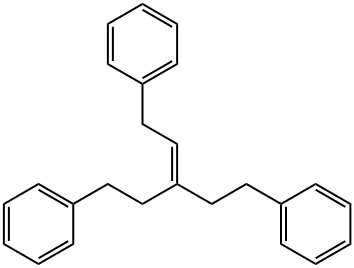 1,1'-[3-(2-Phenylethylidene)-1,5-pentanediyl]bisbenzene 结构式