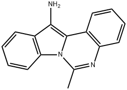 6-甲基吲哚并[1,2-C]喹唑啉-12-胺 结构式