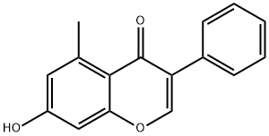 5-甲基-7-羟基异黄酮 结构式