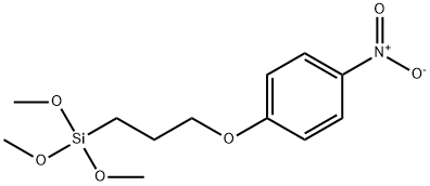 Trimethoxy(3-(4-nitrophenoxy)propyl)silane 结构式