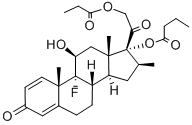 BETAMETHASONE BUTYRATE PROPIONATE 结构式