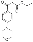 3-[4-(4-吗啉基)苯基]-3-氧代丙酸乙酯 结构式