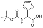 BOC-2-AMINO-2-FURANACETIC ACID 结构式