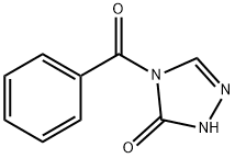 3H-1,2,4-Triazol-3-one,  4-benzoyl-2,4-dihydro- 结构式