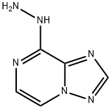 8-肼基-[1,2,4]三唑并[1,5-A]吡嗪 结构式