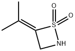 1,2-Thiazetidine,4-(1-methylethylidene)-,1,1-dioxide(9CI) 结构式