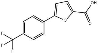 5-(4-三氟甲基苯基)呋喃-2-甲酸 结构式