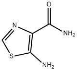 5-胺基噻唑-4-甲酰胺 结构式