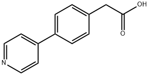 4-(4-吡啶)苯乙酸 结构式