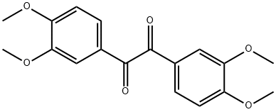 1,2-双(3,4-二甲氧基苯基)乙烷-1,2-二酮 结构式