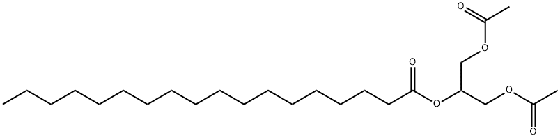 2-(乙酰氧基)十八烷酸1-[(乙酰氧基)甲基]乙酯 结构式