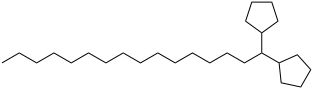 1,1-Dicyclopentylhexadecane 结构式