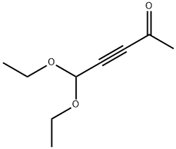 5,5-Diethoxy-3-pentyn-2-one 结构式