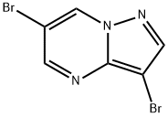 3,6-二溴吡唑并[1,5-A]嘧啶 结构式