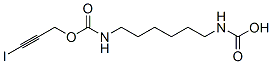 N,N'-Hexamethylenebis(carbamic acid 3-iodo-2-propynyl) ester 结构式