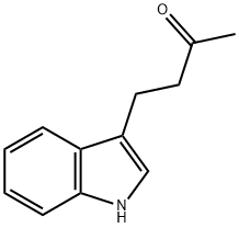 4-(1H-吲哚-3-基)丁烷-2-酮 结构式