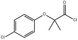 2-(4-氯丙氧基)-2-甲基丙酰氯 结构式