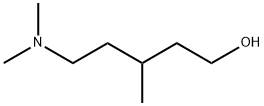 5-二甲氨基-3-甲基-戊醇 结构式