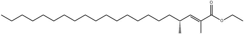 [R,E,(-)]-2,4-Dimethyl-2-henicosenoic acid ethyl ester 结构式