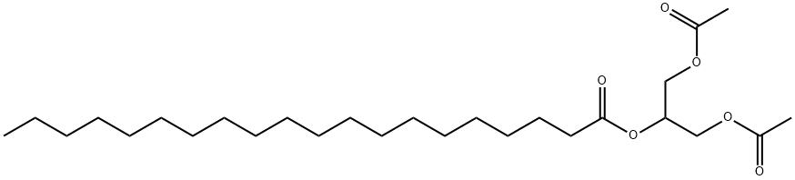 二十烷酸2-(乙酰氧基)-1-[(乙酰氧基)甲基]乙酯 结构式