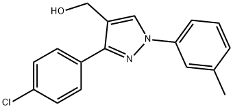 (3-(4-CHLOROPHENYL)-1-(3-METHYLPHENYL)-1H-PYRAZOL-4-YL)METHANOL