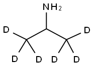 异丙胺-D6 结构式