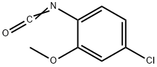 4-Chloro-2-methoxyphenyl isocyanate 结构式