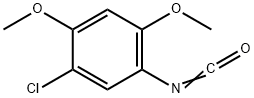 5-氯-2,4-二甲氧基苯基异氰酸酯 结构式