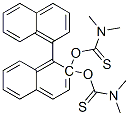 Carbamothioic acid, dimethyl-, O,O-1,1-binaphthalene-2,2-diyl ester 结构式