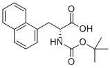 Boc-3-(1-萘基)-L-丙氨酸 结构式