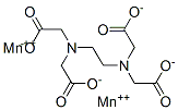 dihydrogen [[N,N'-ethylenebis[N-(carboxymethyl)glycinato]](4-)-N,N',O,O',ON,ON']manganate(2-)  结构式