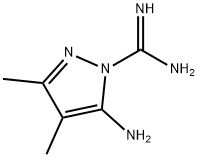 1H-Pyrazole-1-carboximidamide,  5-amino-3,4-dimethyl- 结构式