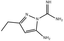 1H-Pyrazole-1-carboximidamide,  5-amino-3-ethyl- 结构式