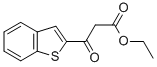 3-(2-苯并噻吩基)-3-氧代丙酸乙酯 结构式