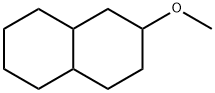 Decahydro-2-methoxynaphthalene 结构式