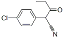 1-氰基-1-(对氯苯基)-2-丁酮 结构式