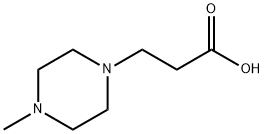 3-(4-苯基-哌嗪-1-基)-丙酸 结构式