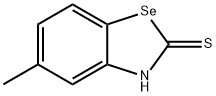 2-巯基-5-甲基苯并硒唑 结构式