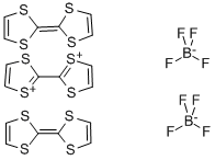 双四氟硼酸三(四噻戊烯) 结构式