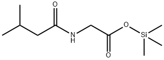 N-(3-Methyl-1-oxobutyl)glycine trimethylsilyl ester 结构式