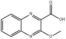 3-甲氧基喹喔啉-2-羧酸 结构式