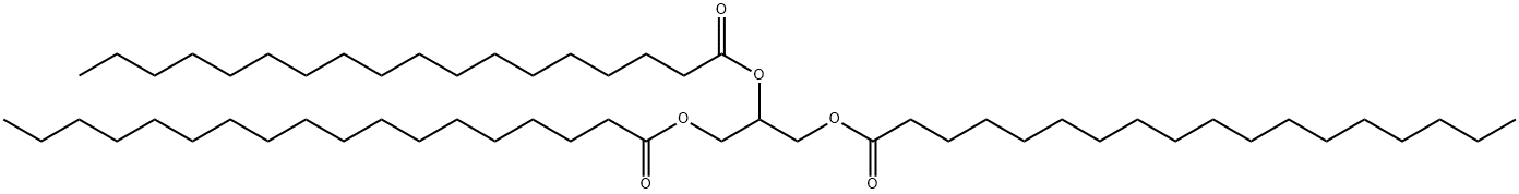 三硬脂酸甘油酯 结构式
