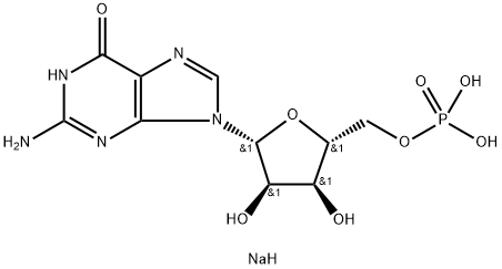 鸟苷酸二钠 结构式