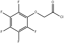 2,3,4,5,6-五氟苯氧基乙酰基氯 结构式