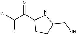 Ethanone, 2,2-dichloro-1-[5-(hydroxymethyl)-2-pyrrolidinyl]- (9CI) 结构式