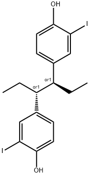 1-iodohexestrol 结构式