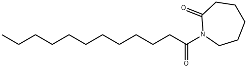 Hexahydro-1-(1-oxododecyl)-2H-azepin-2-one 结构式