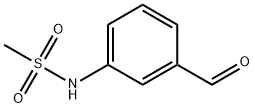 3-甲磺酰胺基苯甲醛 结构式
