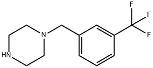 1-[3-(三氟甲基)苄基]哌嗪 结构式